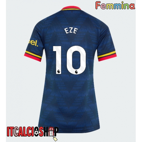 Arsenal Eberechi Eze #10 Seconda Maglia Femmina 2026-27 Manica Corta